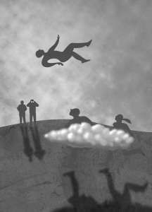 safety first image bw